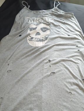 MISSLOOK Light Gray V-Neck Casual Dress